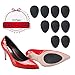 DR.DUDU 10 Pairs Self-Adhesive Anti-slip Shoe Grips Shoes Sole Protector Tape Black, 2.9''x1.9''