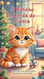 Livro O Ratinho de Corda de Pipoca: Uma história de Natal sobre amizade e compartilhar