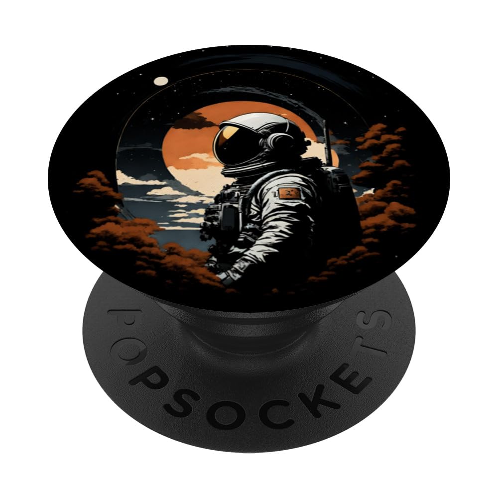 Lost Cosmonaut in autumn in outer unexplored space PopSockets Swappable PopGrip