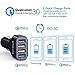 USB Car Charger, Tsevinsek 48W Quick Charge 3.0 Fast Car Charger Adapter with 4 Ports for Samsung Galaxy S10 S9 S8 S7 Plus, Note 9 8, iPhone Xs Max XR X 8 7 6 Plus, iPad, Google Pixel and More Phones
