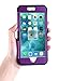 ULAK iPhone 6S Plus Case, iPhone 6 Plus Case Glitter, Glitter Rhinestone Heavy Duty Shockproof Hybrid PC Silicone Rubber Protective Case for iPhone 6/S Plus 5.5inch [Larger Screen Size]-Purple