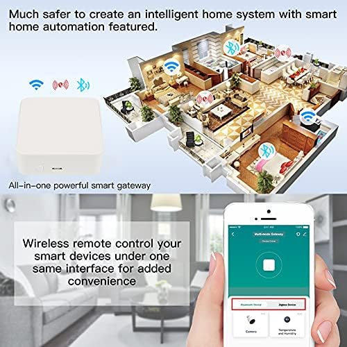 TENKY Tuya Smart Home Wifibluetoothzigbee Multi protocolo Comunicacin Gateway Control remoto funciona con Alexa
