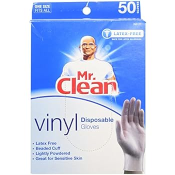 Amazon.com: MR. CLEAN Latex Free VINYL Disposable Cleaning