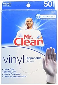 Amazon.com: MR. CLEAN Latex Free VINYL Disposable Cleaning