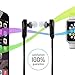 Bluetooth Earbuds V4.1 Wireless Bluetooth headset In-ear Noise Cancelling Headphones with Microphone & Stereo (Black)