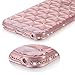 iPhone SE Case, Sincase [Ultra Thin] Soft Flexible Skin [Clear Rhinestone] Protective 3D Rose Gold Crystal Back Bumper Cover [Shock Proof] with Glitter Diamond Frame Slim for iPhone SE/5S/5
