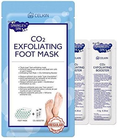 (3 Pairs)CELKIN CO2 Foot Exfoliating Mask - Peels Away Calluses and Dead Skin in 2 Weeks!- Deep Foot Peeling mask,Foot Exfoliation Soaks,Soft Baby Foot Treatment by Celkin