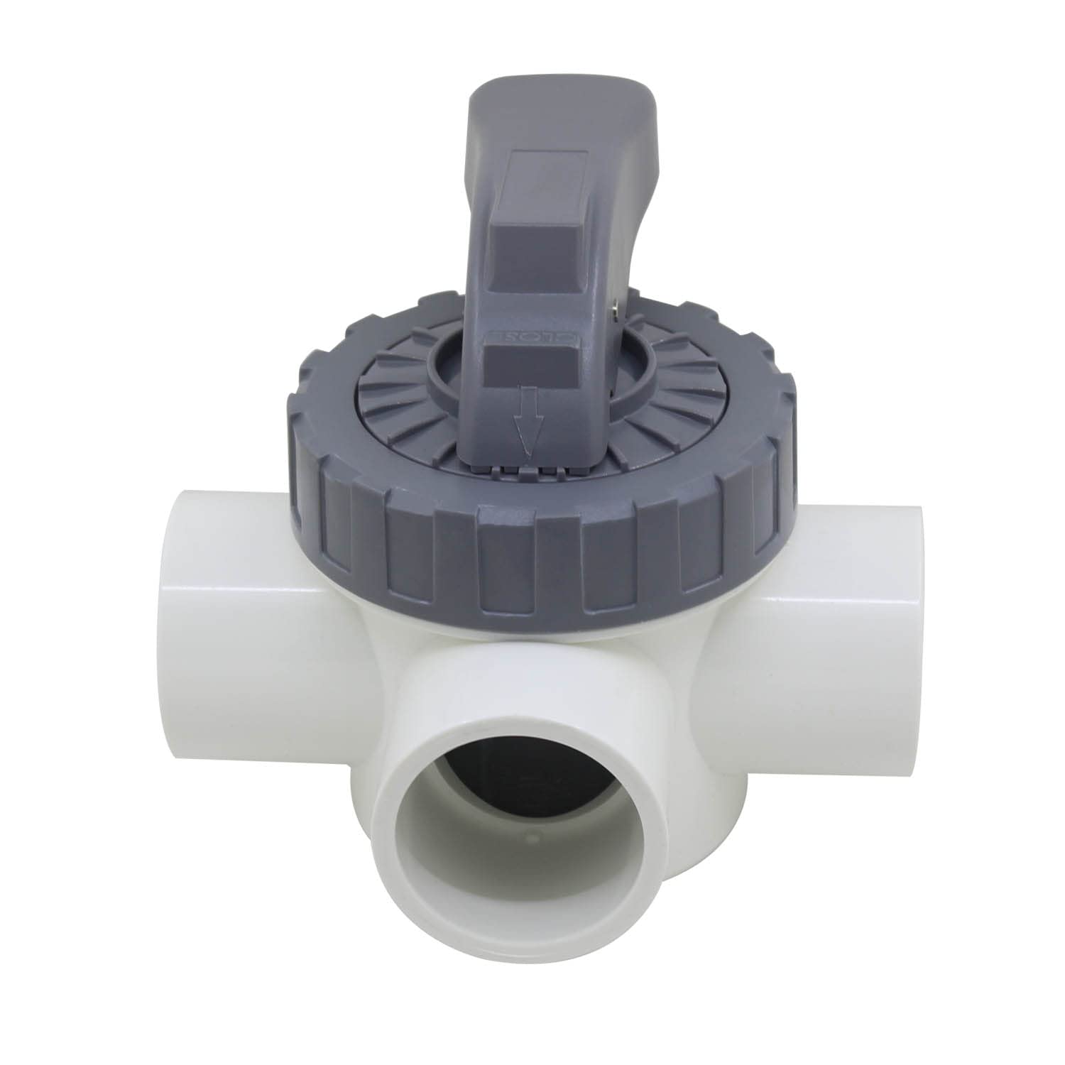 OemClima Spa Diverter Valve 3 Way PVC Plastic Ball Valve for Swimming Pool Plumbing