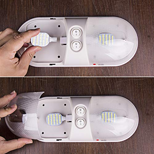 Super Bright 921 LED Bulbs for 12V RV Ceiling Dome Light RV Interior Lighting Trailer Camper, White 600 Lumens (Pack of 20)