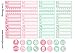 I Love Planning, Weekly sticker kit. 6 sheets on matte sticker paper. Choose your size from Erin Condren to Happy Planner. Kiss cut, just peel and stick.