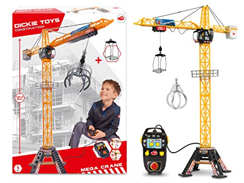 Next Page Dickie Toys 203462412 - Giant Crane, Kabelgesteuerter Kran, 120 cm hoch – Bild 7