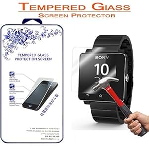 Sony Smart Wacth 2 / SW2 Screen Protector,Nacodex For Sony Smart Wacth 2 / SONY SW2 Premium Ballistic Tempered Glass Screen Protector
