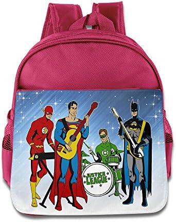 ELF STORY - Justice Rock Band League Little Kid Baby Boys Girls Toddler School Backpack Pink