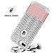 BENTOBEN Shockproof Slim Anti-Scratch Dual Layer Hybrid Hard PC Cover Soft Silicone Bumper Stripe Wave Protective Phone Case for iPhone 8 Plus/iPhone 7 Plus Rose Gold/Gray