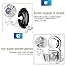 Wingogo Vacuum Suction Cup Shower Head Holder- Adjustable Shower Head Shower Head Bracket Shower Stand Mount Wall Holder Shower Clip Reusable With Adhesive Sucking Disc for Bathroom Accessories