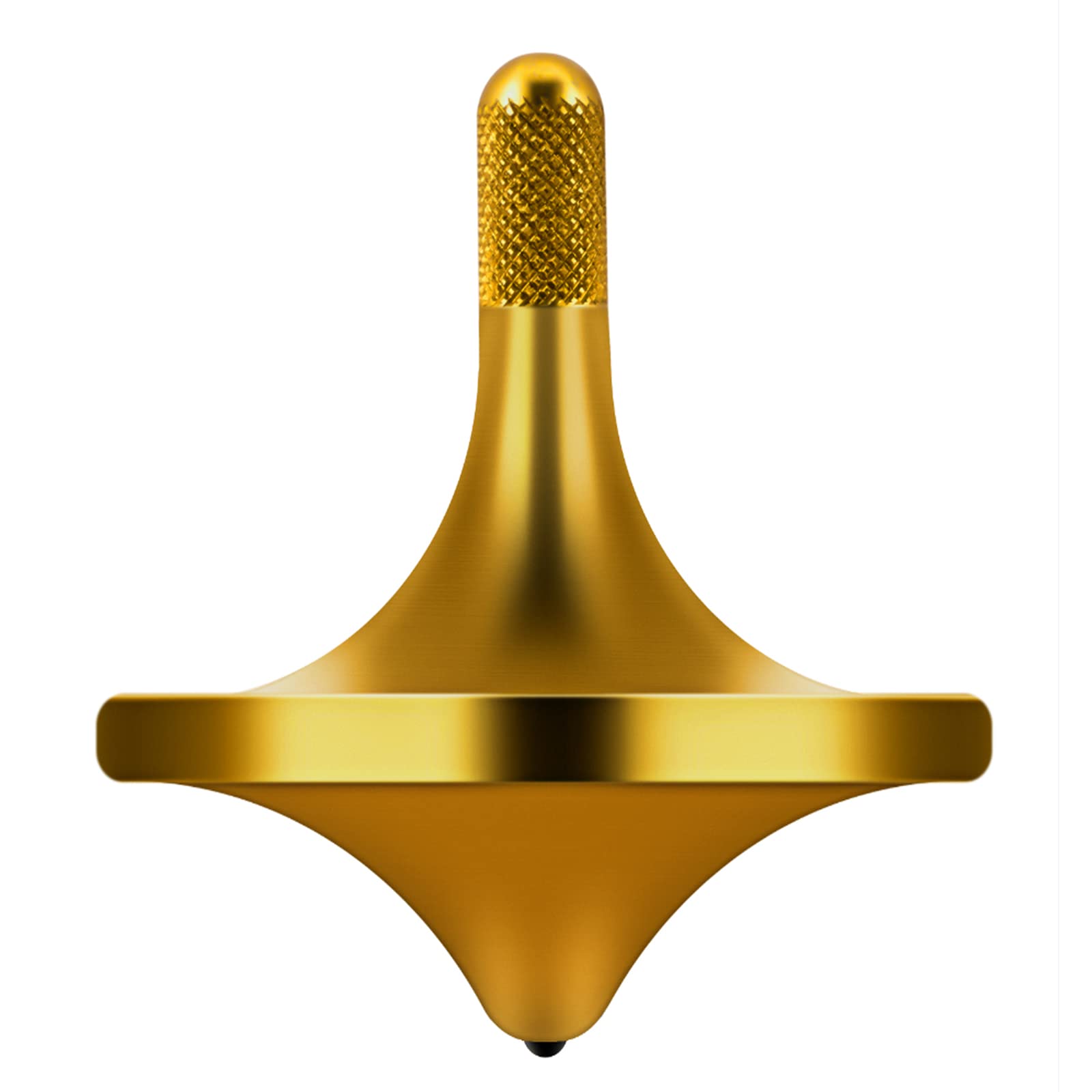 Metal Stainless Steel Spinning Top, LOQATIDIS Well Made EDC Decompression Toy, Perfectly Balanced, Spin Smooth, Helps Relieve Stress and Anxiety (Bronze L) — image 1