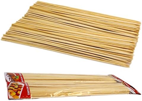 Pack of 100 Extra Long Disposable Bamboo Skewers
