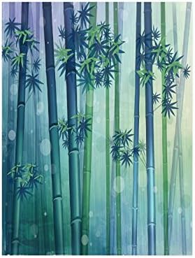 Novelty Bamboo Art Design Collage Poster Paper Print Wall Art Living Room Home Office Decor 18 x 24 inches