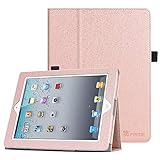 Fintie iPad 2/3/4 Case - Slim Fit Folio Stand Case Smart Protective Cover Auto Sleep/Wake Feature for Apple iPad 2, iPad 3 & iPad 4th Generation with Retina Display - Glitter Pink