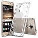 Ringke Fusion Compatible with Huawei Mate 9 Tough PC Back TPU Bumper Drop Protection, Shock Absorption Technology Attached Dust Caps Raised Bezels Protective Cover Huawei Mate 9 Case - Clear