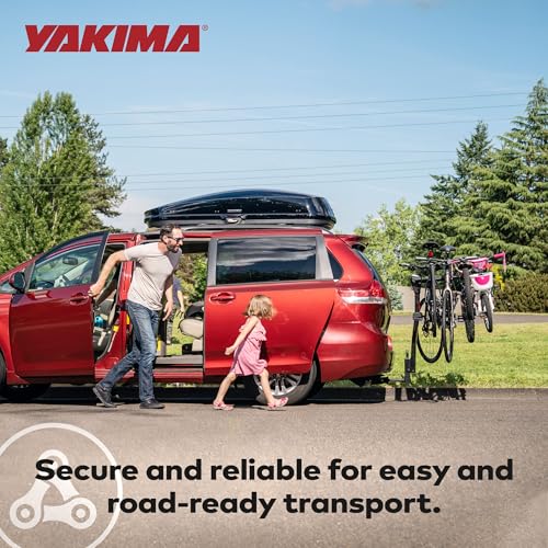 Yakima DoubleDown 4 Hitch Mount Bike Rack, 4-Bike Carrier for Car, SUV & Truck - Fits 2” & 1.25” Receivers, Tilting Rear-Mounted Bicycle Holder with Anti-Sway Cradles & Folding Arms