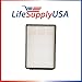 LifeSupplyUSA HEPA Air Filter Compatible with Holmes Compare to Filter Part HRC1, Holmes Part # HAPF600, HAPF600D, HAPF600D-U2 (2-Pack)