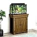 Skrootz 20 Gallon Wood Aquarium Stand Rustic Gray Color Rectangle Shape Small Sizethumb 1
