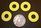 RiverCity Pitching Washers: (4) Yellow 2.5 Inch Washers