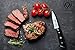 Dalstrong Serrated Paring Knife - 3.75 inch - Gladiator Series Elite - Forged German High-Carbon Steel - Black G10 Handle - Kitchen Knife - w/Sheath - NSF Certified