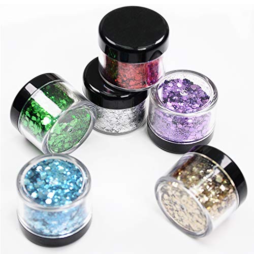 Glitter Wenida Holographic Cosmetic Festival Chunky Body Glitter for Nail Hair Face