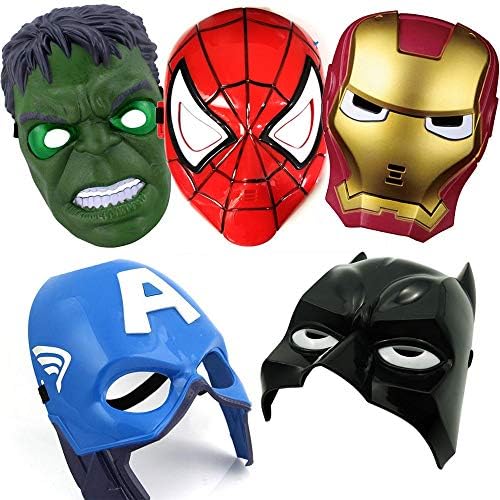 Superhero The Avengers Costume LED Light Eye Mask