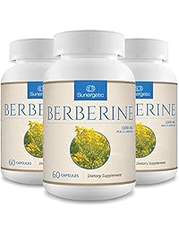 Suplemento superior de berberina 1,200 mg de berberina por porción, sin OGM, HCL extracto fórmula, fabricado en Estados Unidos, potente fórmula de berberina para la salud – 60 cápsulas vegetarianas