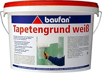 Baufan Tapetengrund weiss 10 Liter