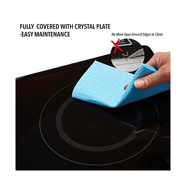 Evergreen Home 1800W Digital Induction Cooker Cooktop Portable