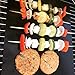 Accmor Grill Mat, 100% Non-stick BBQ Grill & Baking Mats, PFOA Free, Reusable and Easy to Clean - Works on Gas, Charcoal, Electric Grill and More (15.75 x 13inch, Black)