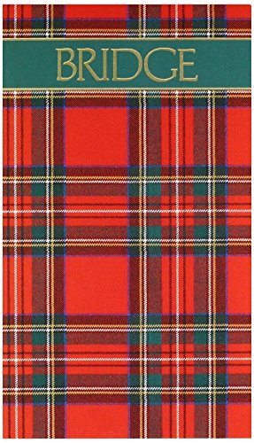Entertaining with Caspari Bridge Score Pad, Plaid