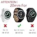 Lwsengme 20mm Quick Release Stainless Steel Bracelet for Men Women Samsung Gear S2 Classic(SM-R732)& Huawei Watch 2 Smart Fitness Tracker