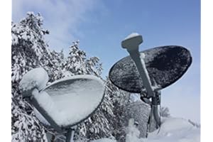 DISH ARMOR (Black) Satellite Dish Cover - Snow and Ice Protection for Directv and Dish Network