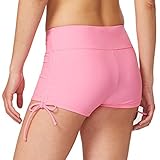 Baleaf Women's Fully Lined Boy Short Swim Bikini Tankini Bottom with Adjustable Ties