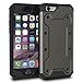 iPhone 6 Case, Frieq Full-Body Heavy Duty Rugged iPhone 6S Case Scratch Proof/Shock Absorbent Case for Apple iPhone 6 (4.7 Inch) - Gunmetal