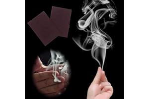 FONI Hell's Smoke Magic Toy, for Mesmerizing Tricks and Unforgettable Moments, Magic Smoke from Fingertips, Magician Trick, Magician Fire Paper, Fantasy Props for Trick Close-Up(30pcs,3.93x2.76in)