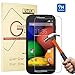 Moto E 1st Gen Tempered Glass Screen Protector,Moto E Screen Protector,UTLK HD Clear 9H Hardness Round Edge Ballistic Glass Screen Protector Saver for Moto E/Moto E (1st Generation) Bubble-Free