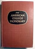 Hardcover American College Dictionary, Book