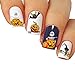 Halloween Nail Art Water Slide Tattoo Stickers Decals Fun and Scary - Pack of 4