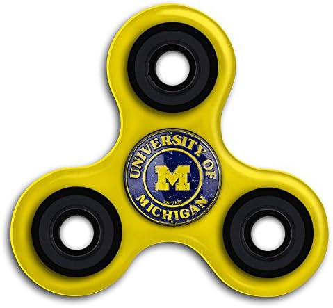 Michigan Wolverines Tri Hand Fidget Spinner Toy Dallas Cowboy Stress Reducer Austism ADHD Puzzle Focus Toys High Speed Spin
