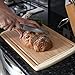 Best Organic Bamboo Wood Cutting Board, Premium Quality Heavy Duty Wooden Chopping, Slicing Board Antibacterial, Chemical-Free, Perfect for Your Kitchen Easy Clean Large Size 18 x 12.5 x 0.7 Inches