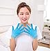 2 pcs Moisturizing Spa Gloves Moisturizing Gel Gloves Gel Line with Essential Oils and Vitamin E (Blue)