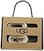 UGG Girls' I Purl Boot, Ivory, 1 M US Infant