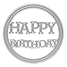 Whitelotous Metal Cutting Dies Stencil Template Mould for DIY Scrapbook Album Paper Card (Happy Birthday)