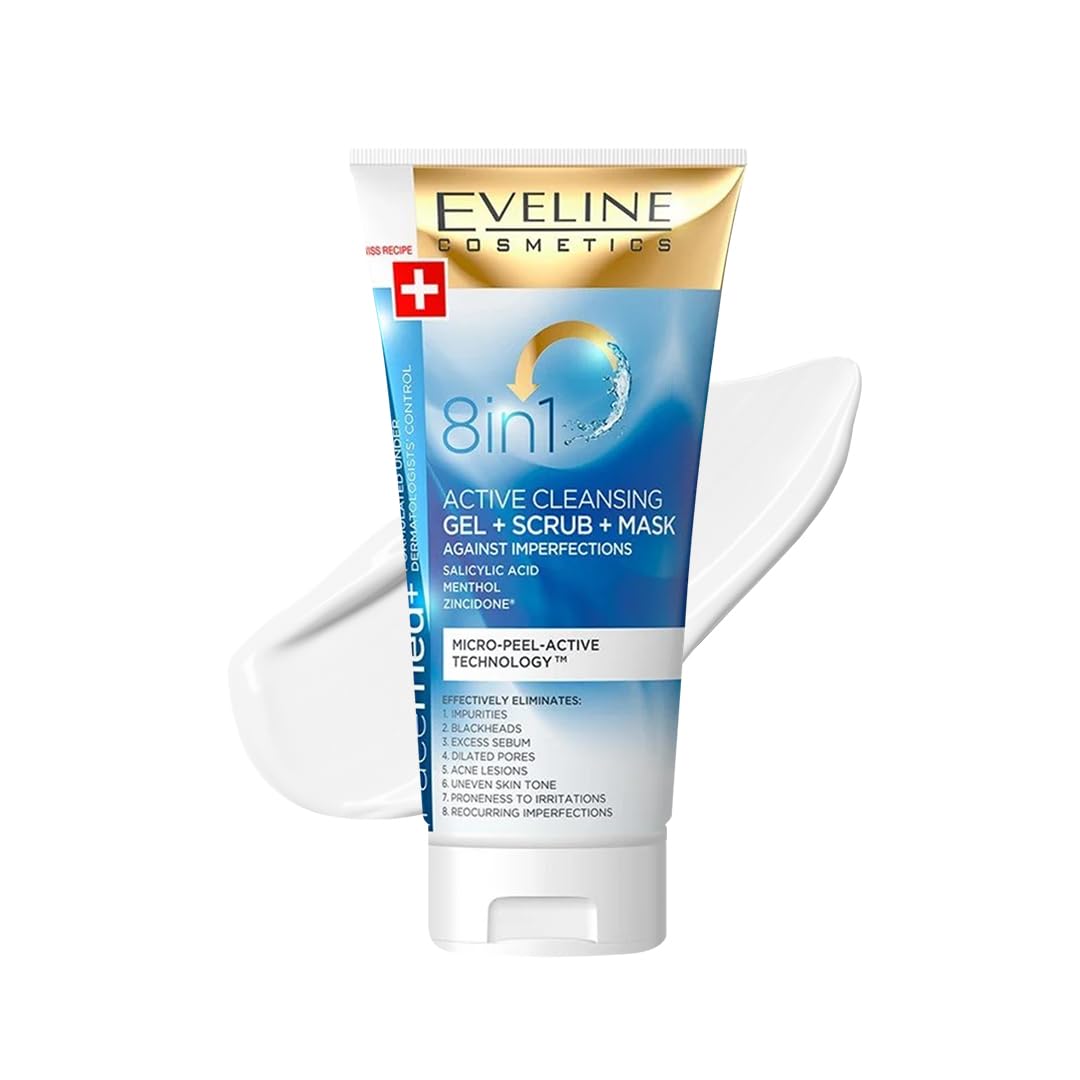 Eveline 8-in-1 Deep Cleansing Active Gel for the Unevenness Facemed + 150 ml